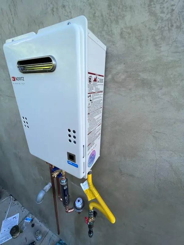 Tankless water heater installation for North Coventry homes